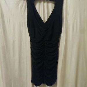 XXXI m black sexy ruched front prom dress